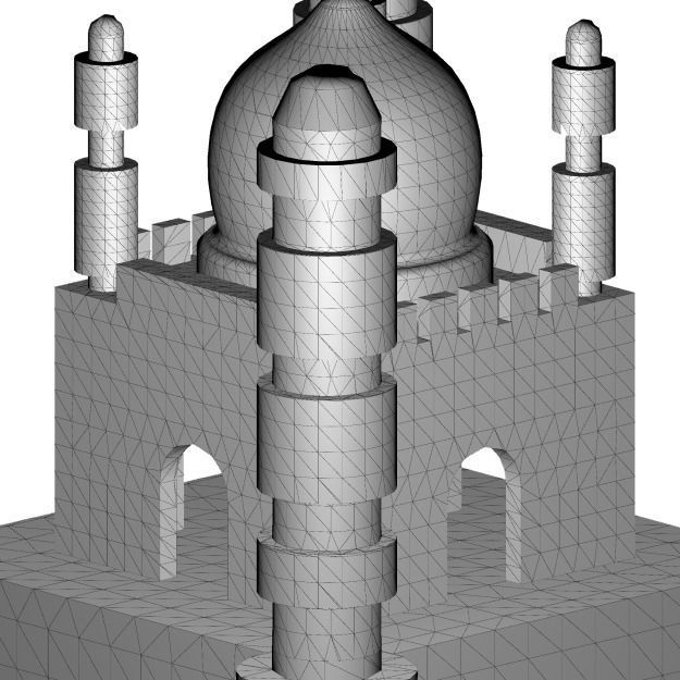 Ceramic Architecture Castle 3D model_6