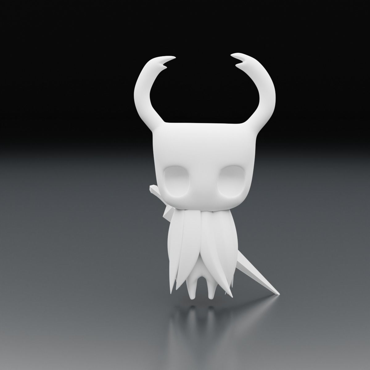 3D model for Hollow knight with sword for blender 3D model | CGTrader