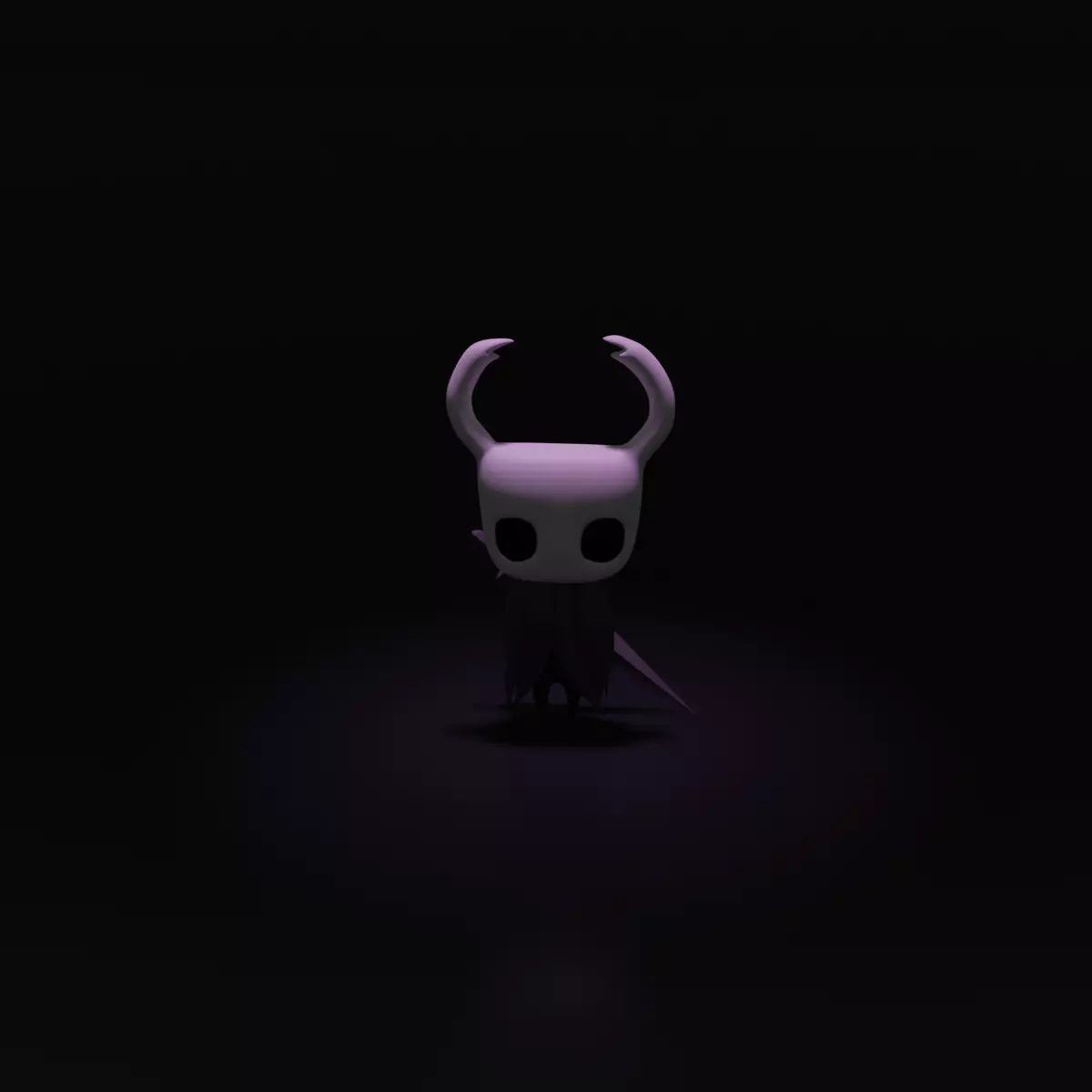 3D model for Hollow knight with sword for blender 3D model | CGTrader