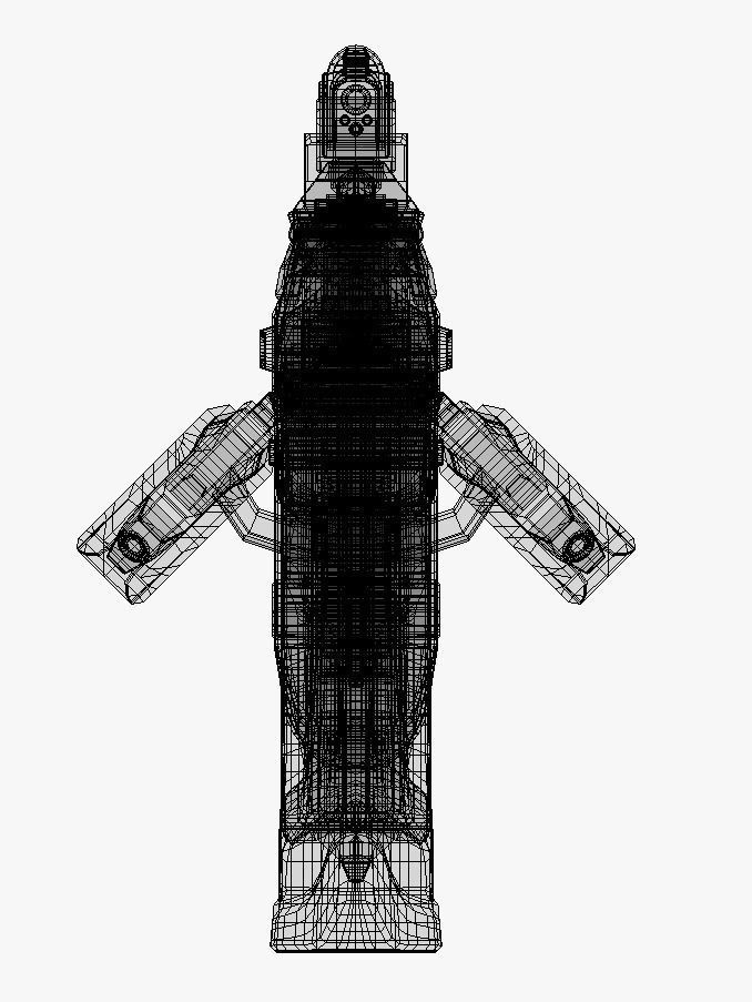 Plasma Assault Rifle Low-poly 3D model_15