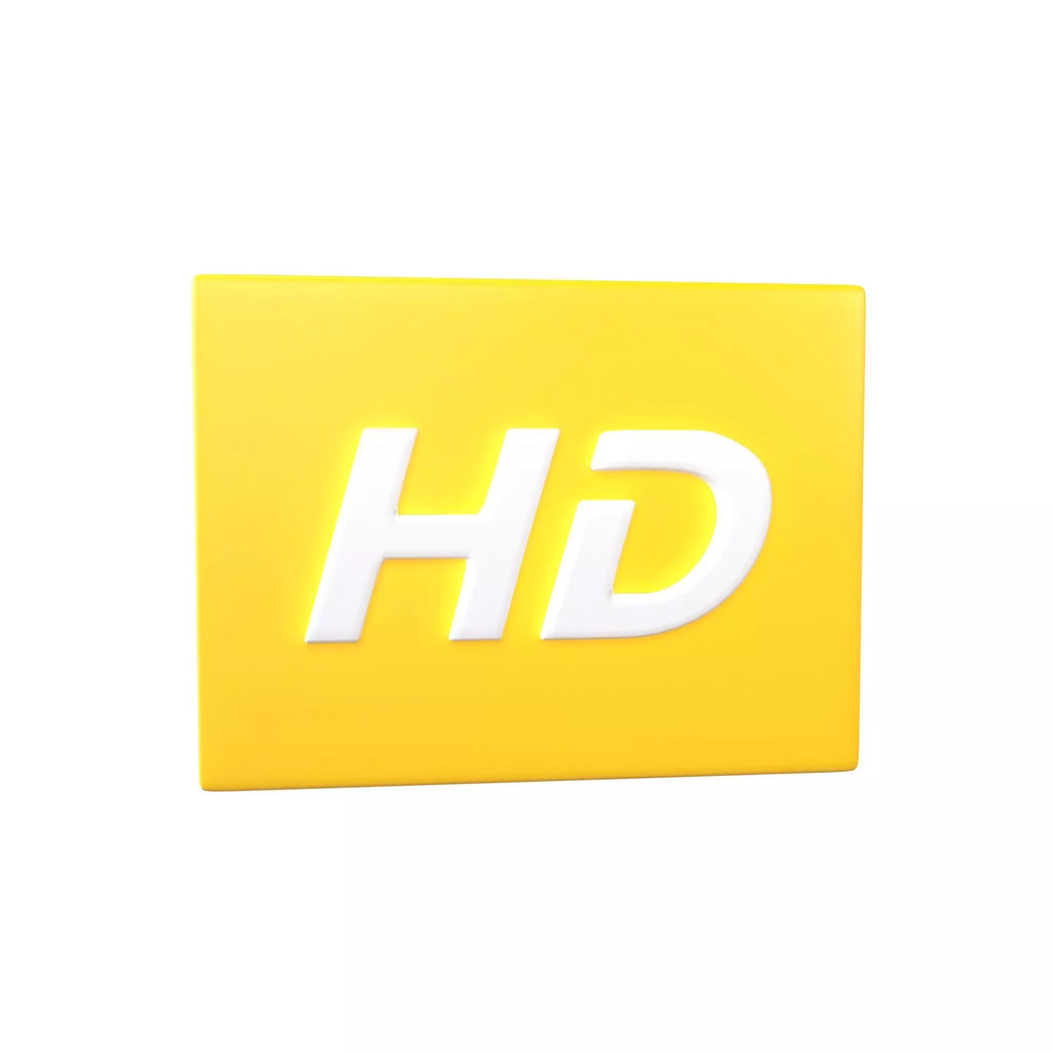 HD Symbol v1 005 Low-poly 3D model