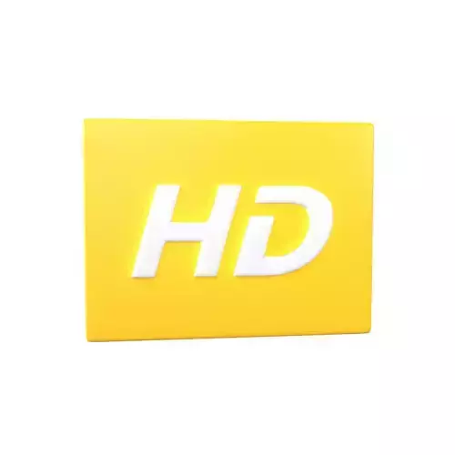 HD Symbol v1 005 Low-poly 3D model