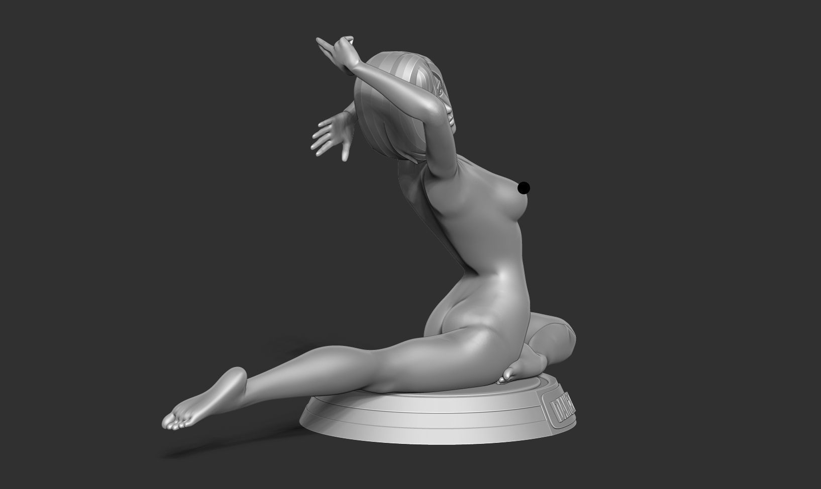 Innocent girl 2 3D print model_12