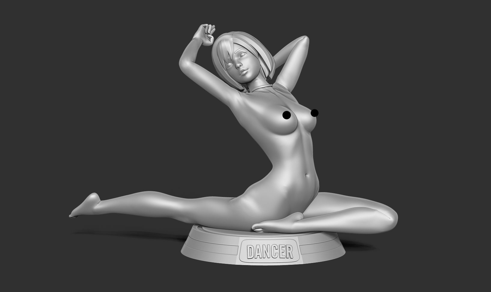 Innocent girl 2 3D print model_9