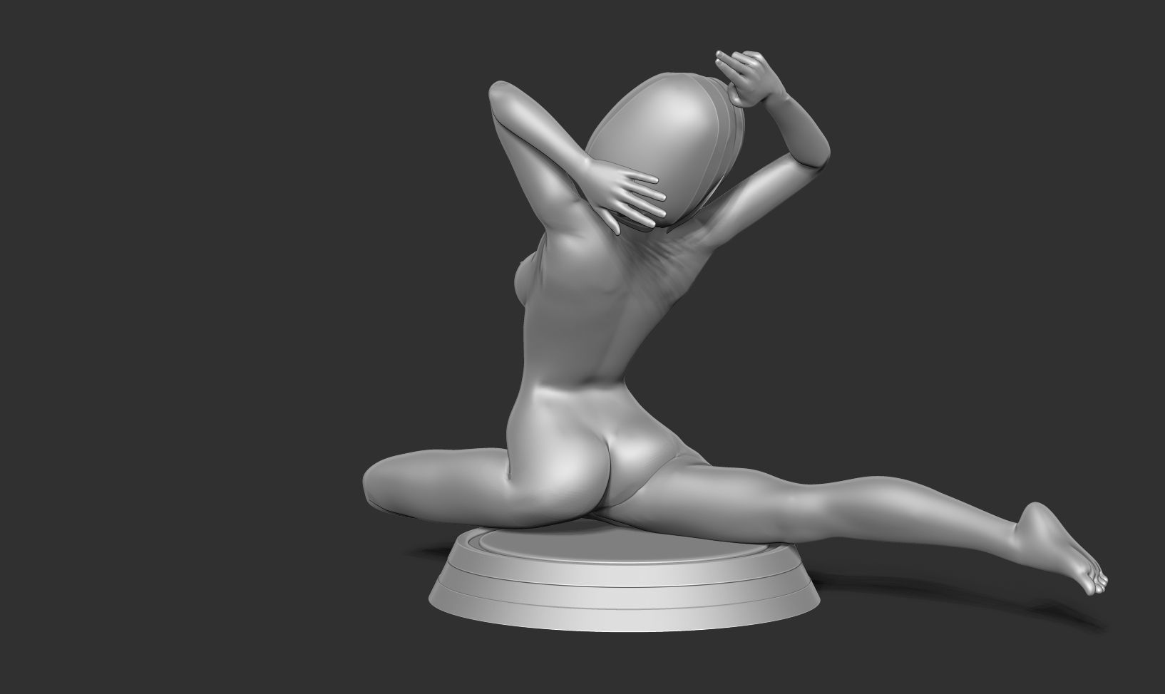 Innocent girl 2 3D print model_8