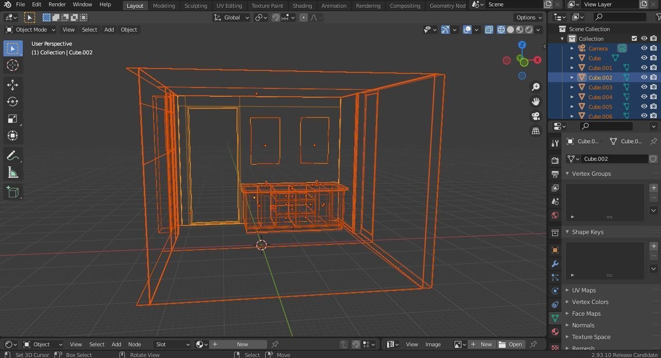 Blender 3d Bathroom Modeling Rendering In Eevee and Cycles 3D model_9