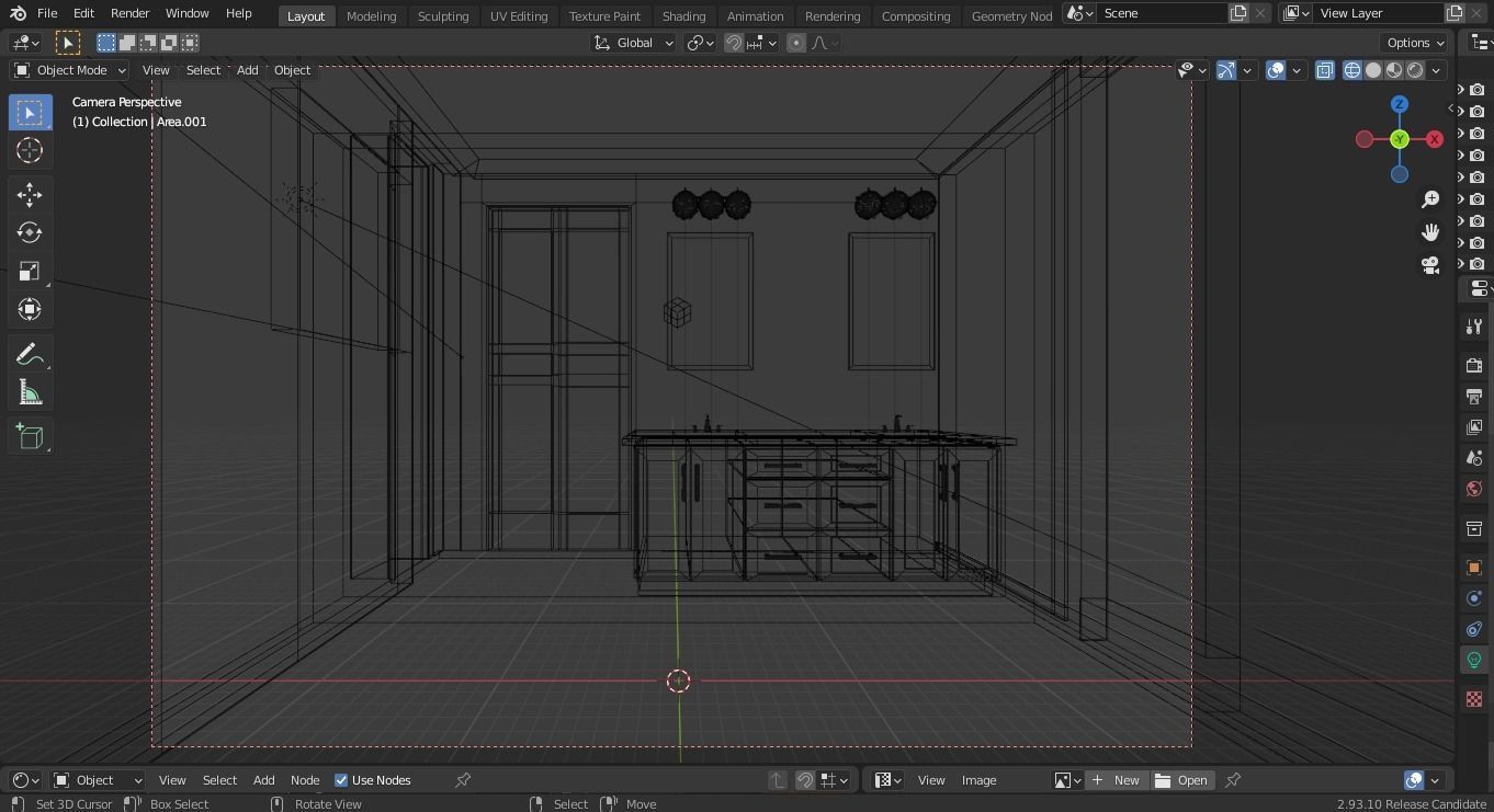 Blender 3d Bathroom Modeling Rendering In Eevee and Cycles 3D model_7