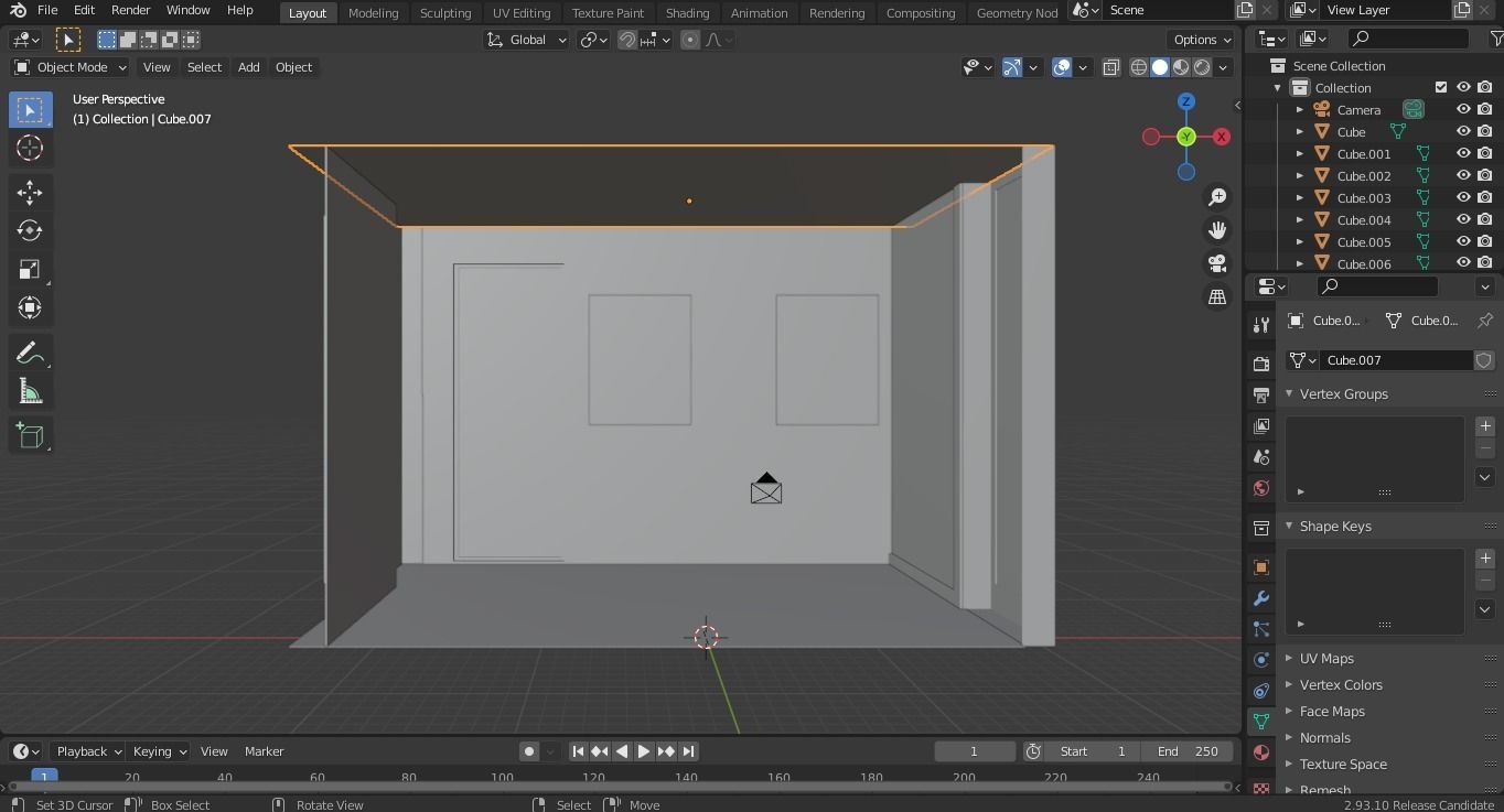 Blender 3d Bathroom Modeling Rendering In Eevee and Cycles 3D model_4