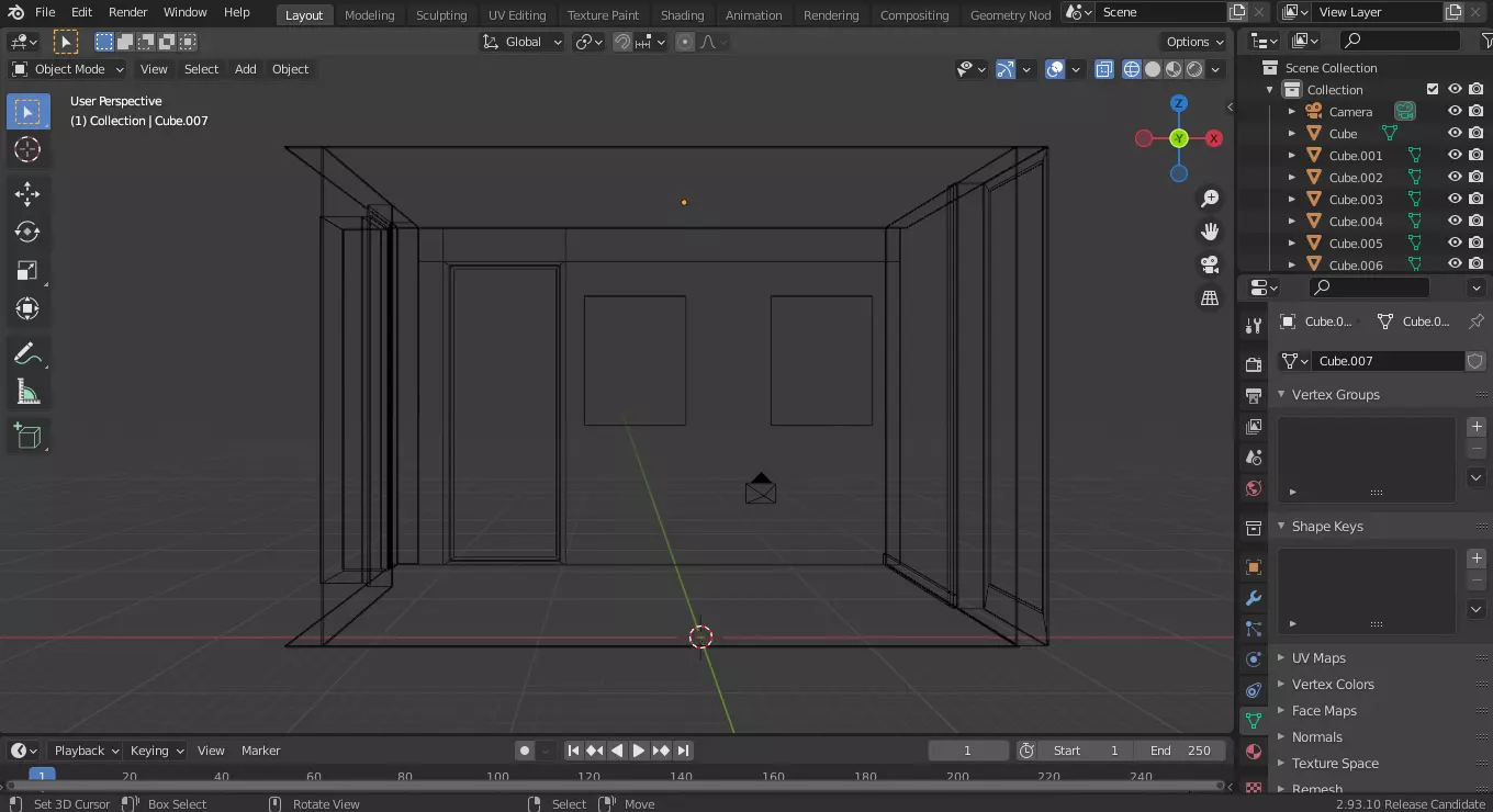 Blender 3d Bathroom Modeling Rendering In Eevee and Cycles 3D model_0