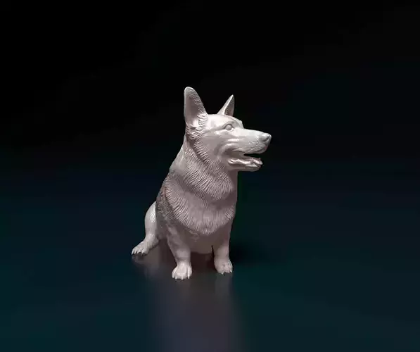 Pembroke Welsh Corgi 3D print model