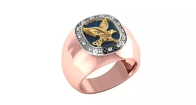 Solitaire Engagement Wedding Ring Bird Ring