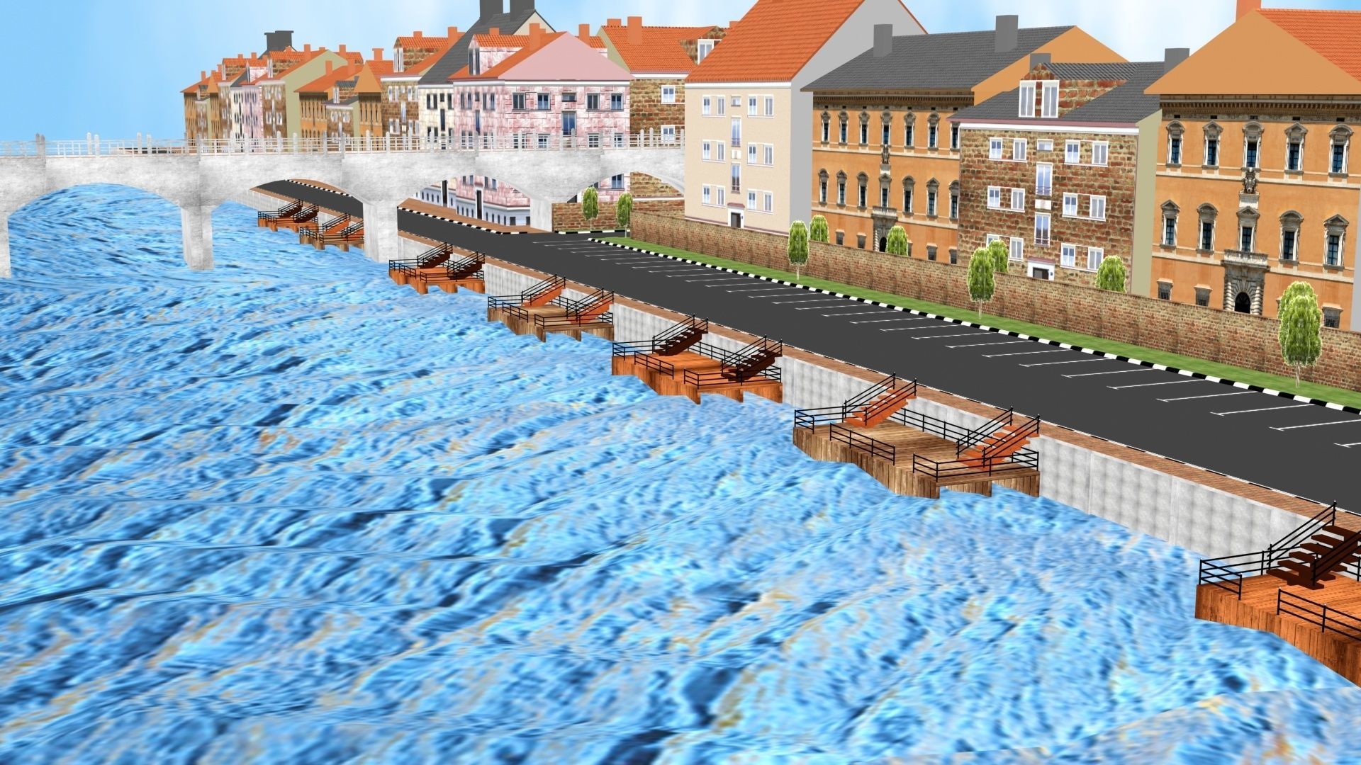 Low Poly Gaming Structures Kit 3D Model 2025 Low-poly 3D model_5