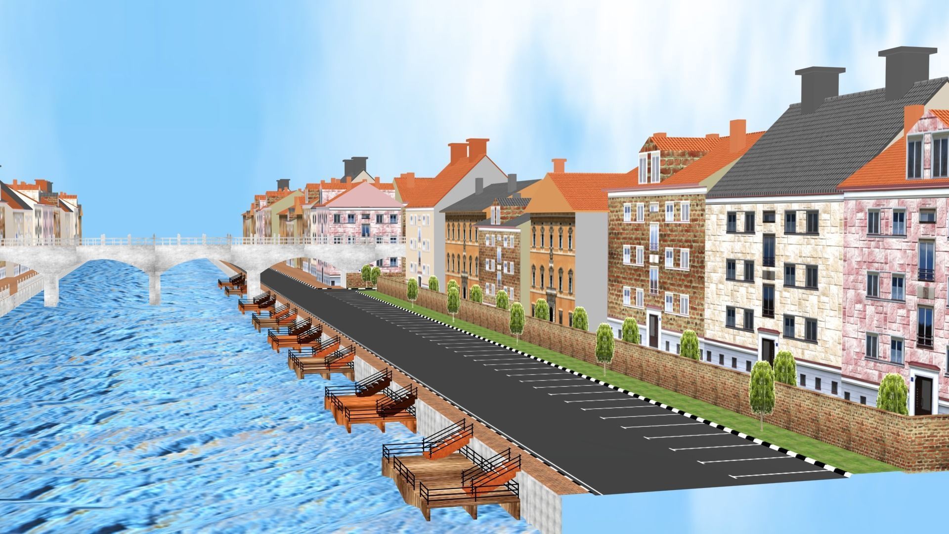 Low Poly Gaming Structures Kit 3D Model 2025 Low-poly 3D model_6