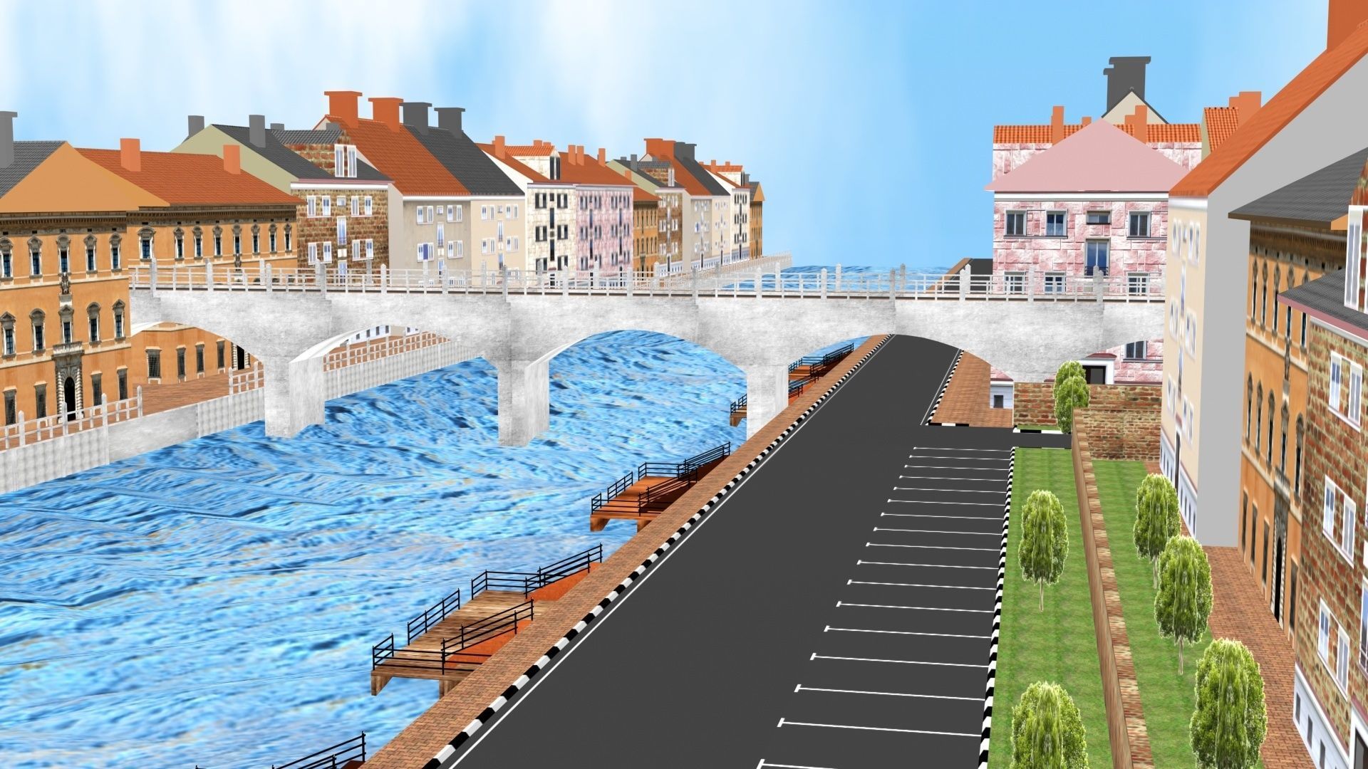 Low Poly Gaming Structures Kit 3D Model 2025 Low-poly 3D model_4