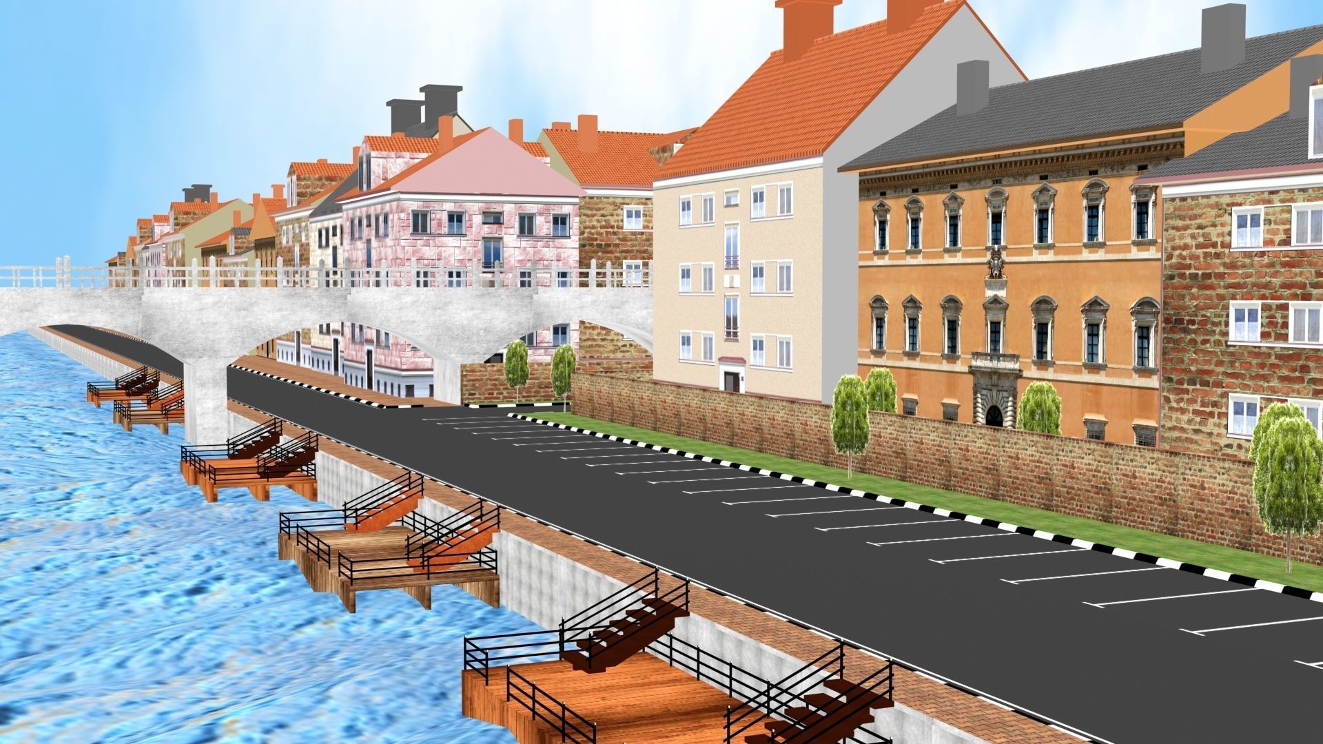 Low Poly Gaming Structures Kit 3D Model 2025 Low-poly 3D model_1