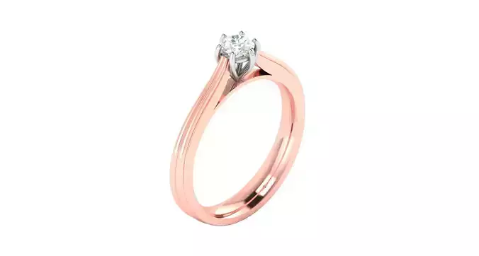 Solitaire Engagement Wedding Ring