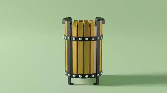 Street Trash Low-poly 3D model