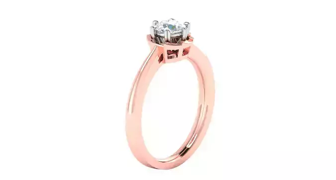 Solitaire Engagement Wedding Ring