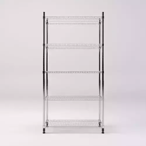 OMAR 1 section shelving unit 3D model