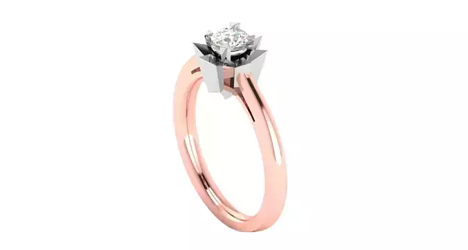 Solitaire Engagement Wedding Ring