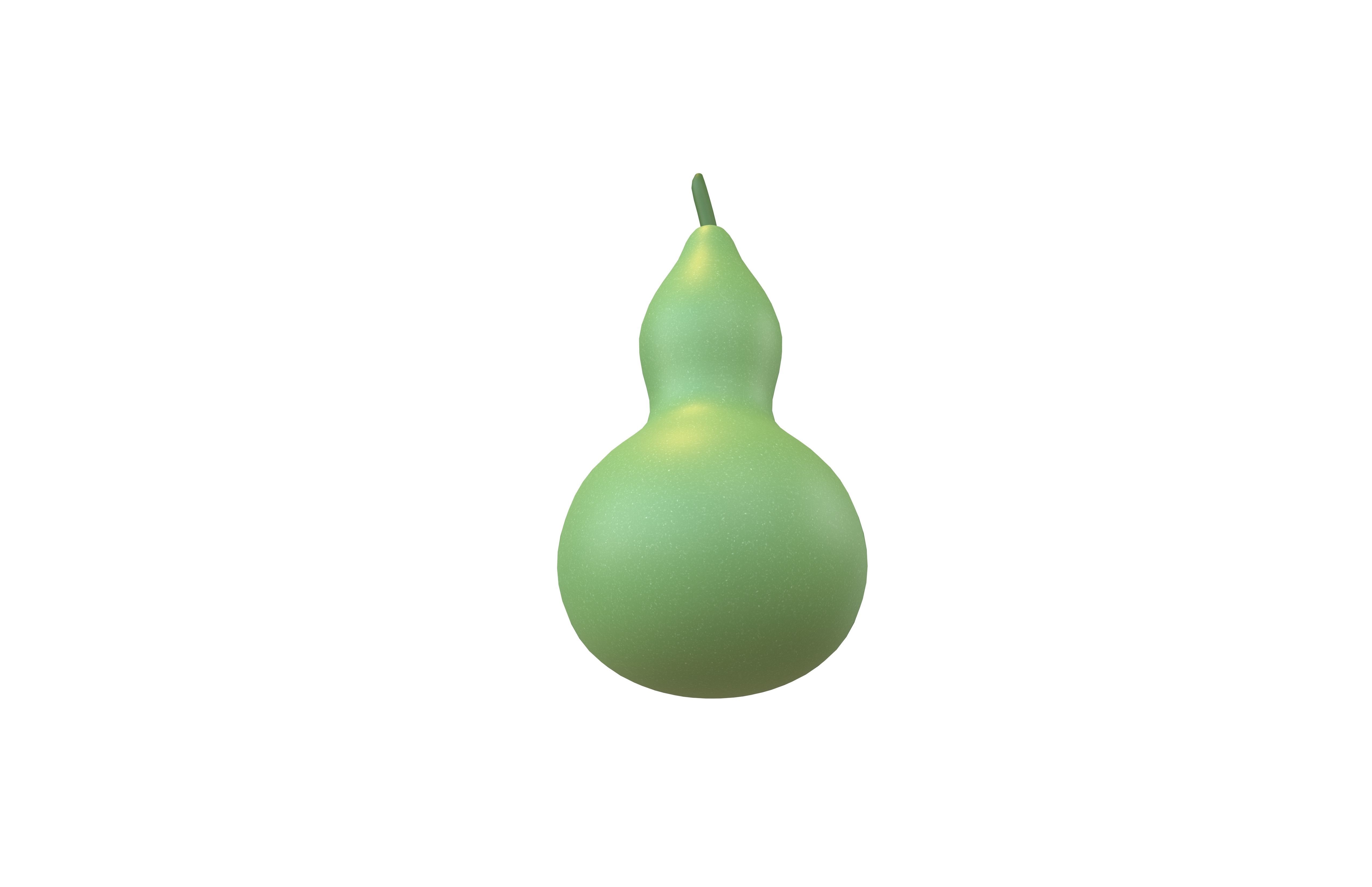 Gourd v1 003 Low-poly 3D model_3