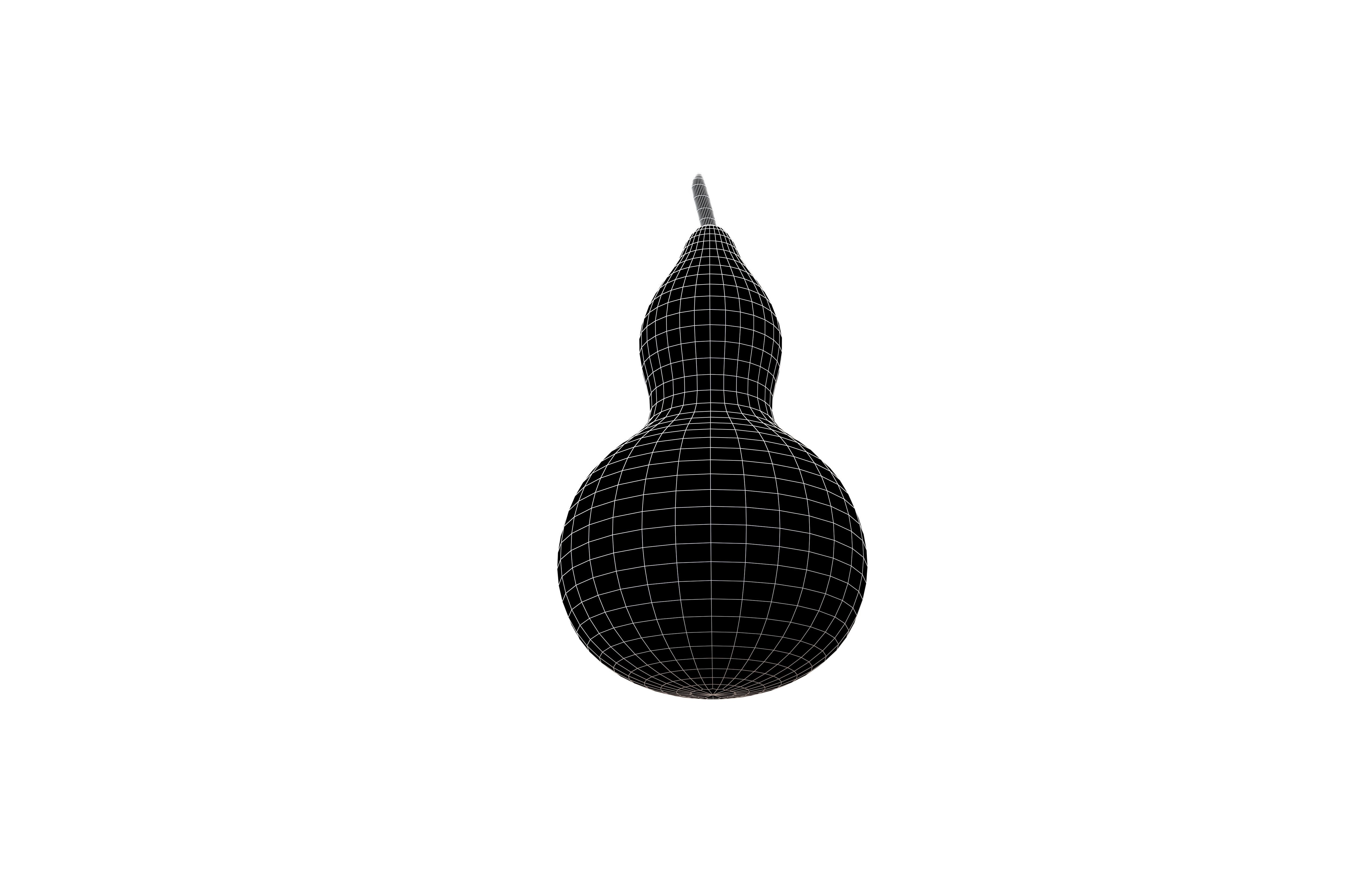 Gourd v1 003 Low-poly 3D model_6