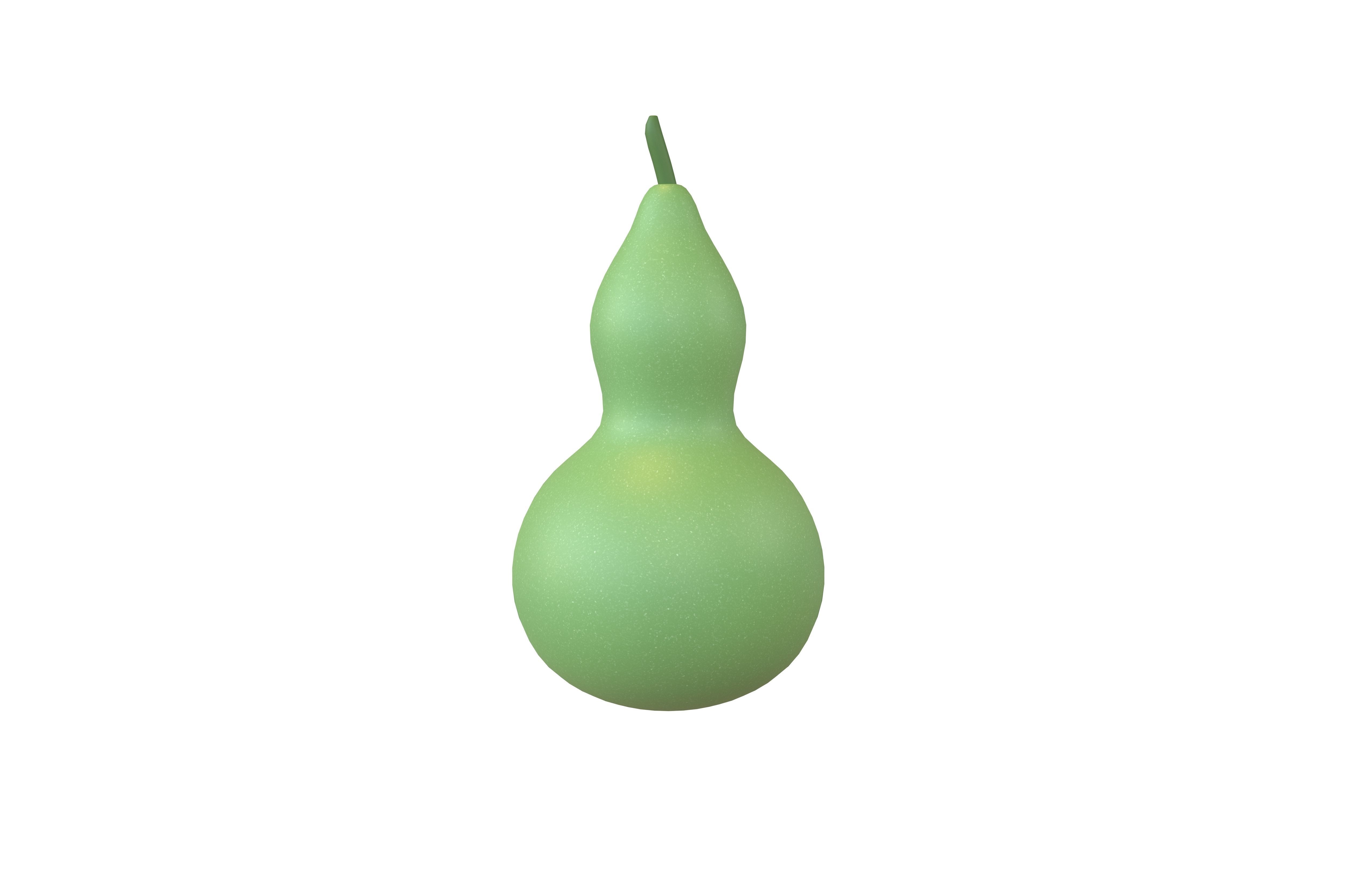 Gourd v1 003 Low-poly 3D model_1