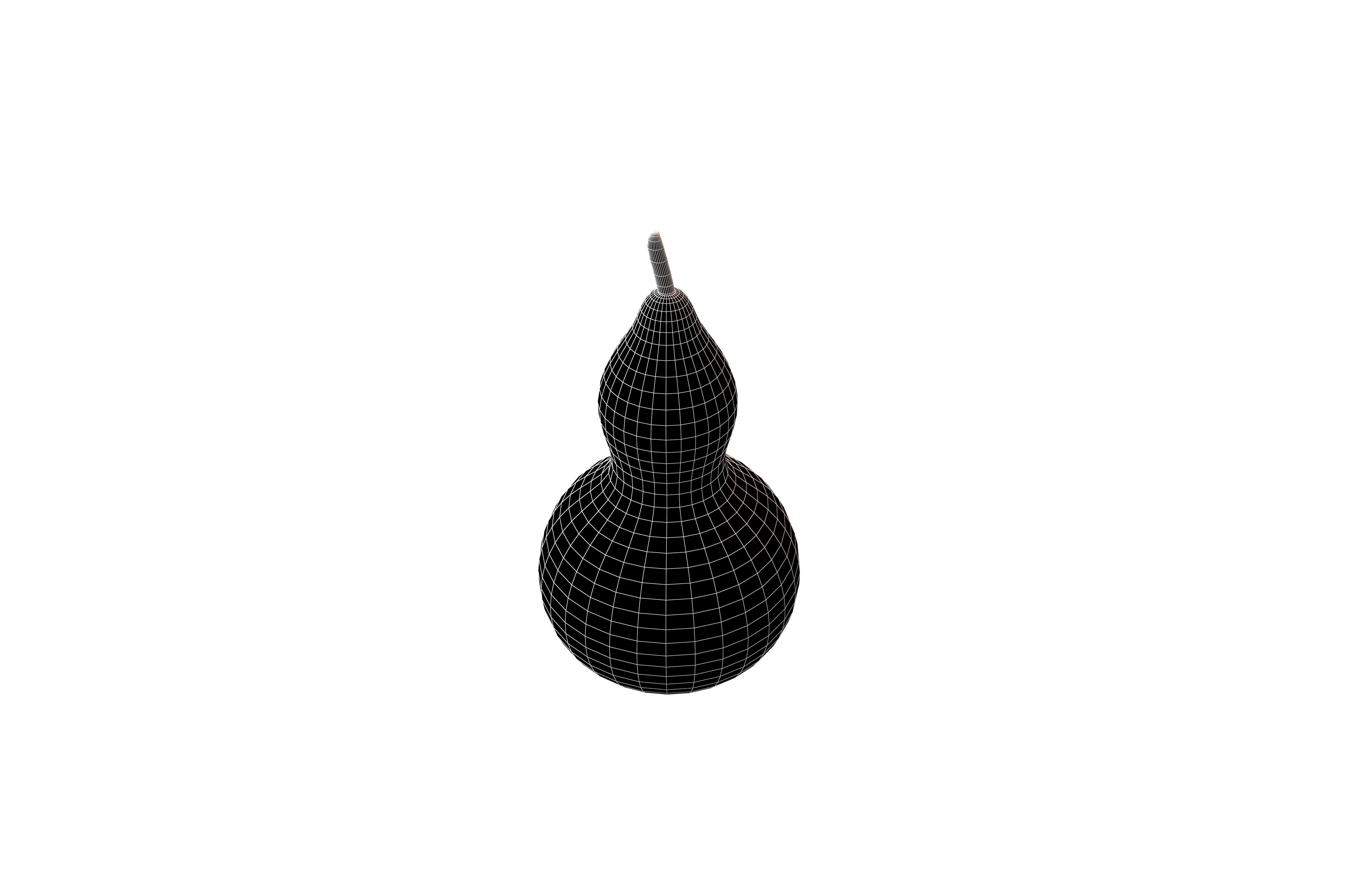 Gourd v1 003 Low-poly 3D model_5