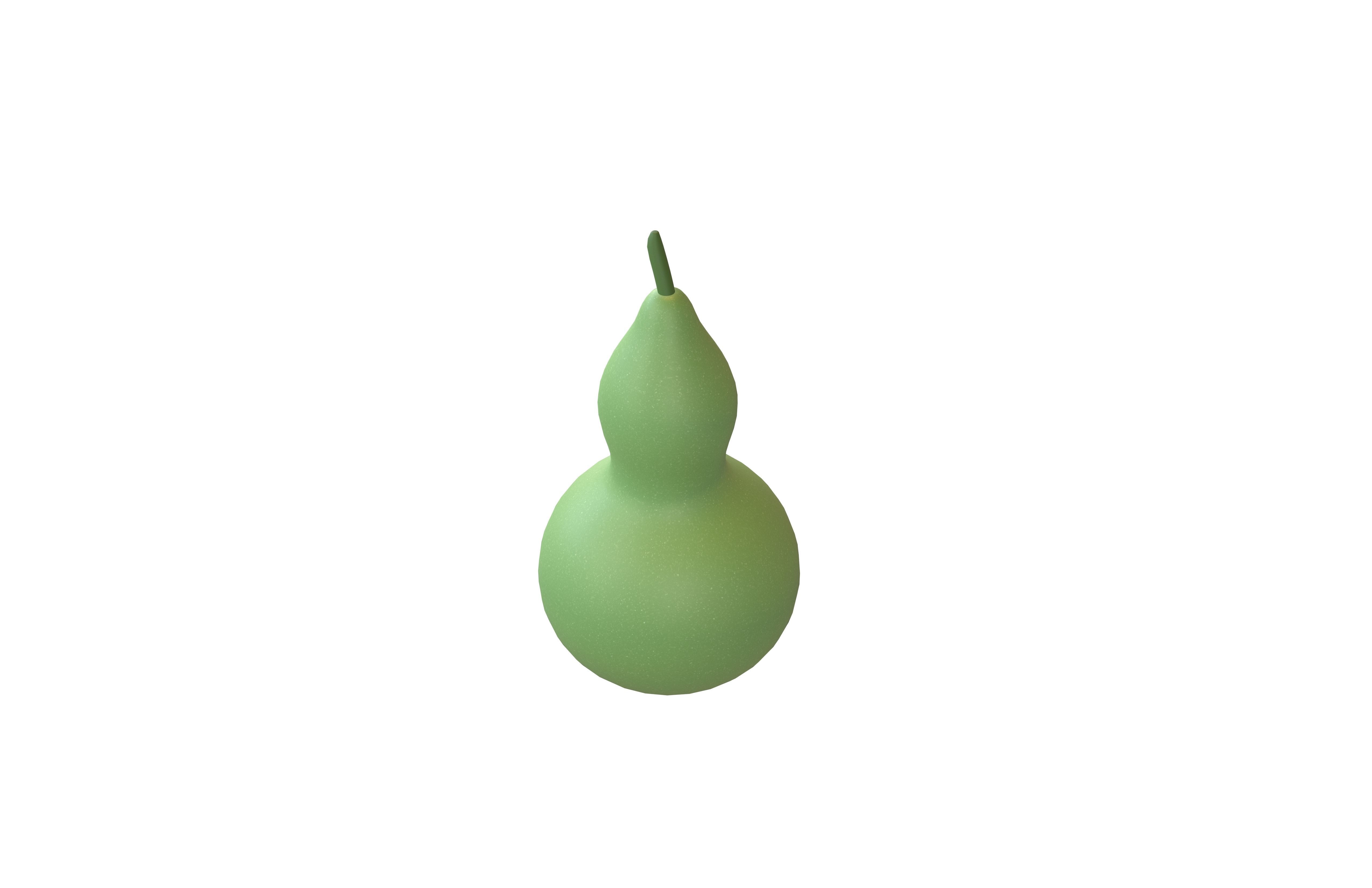 Gourd v1 003 Low-poly 3D model_2