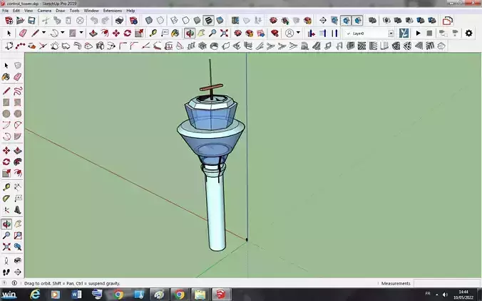 Munich Airport main control tower