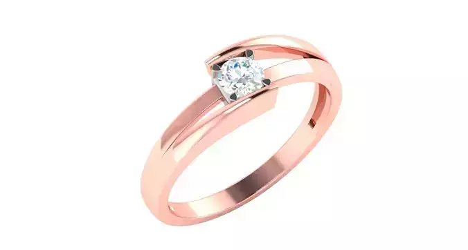 Solitaire Engagement Wedding Ring