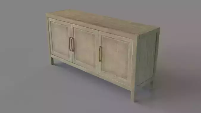 Home Entertainment Surfrider Small Media Console 3D model