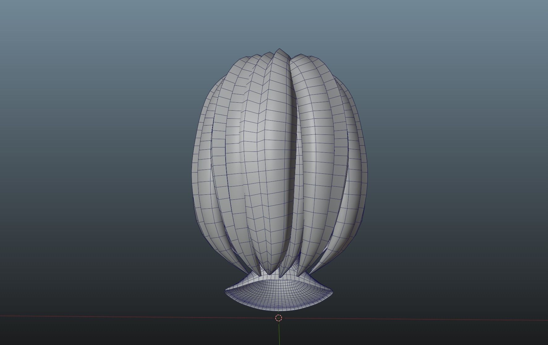 lowpoly hair for girl - woman v1 Low-poly 3D model_10