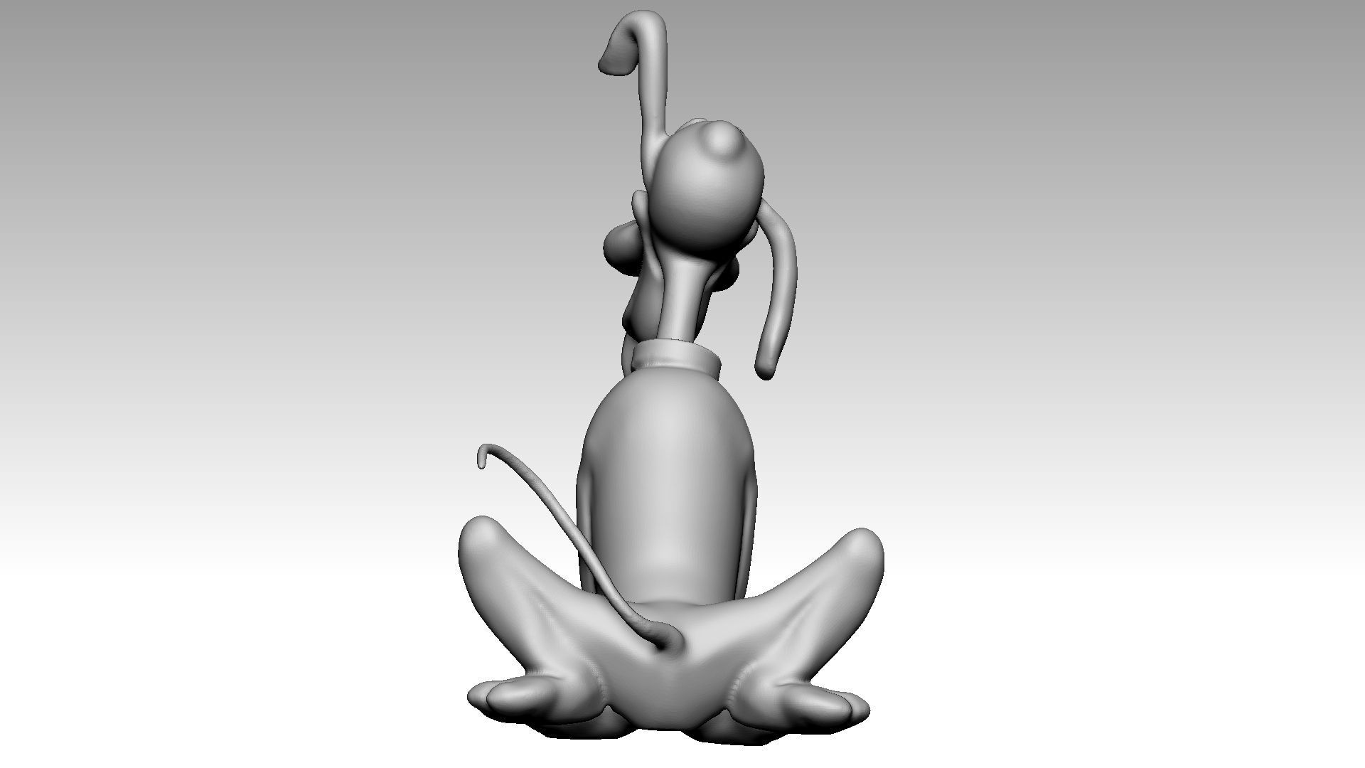 Pluto Dog 3d print model 3D print model_2