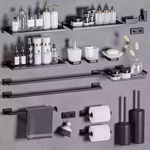 bathroom accessories015 3D model