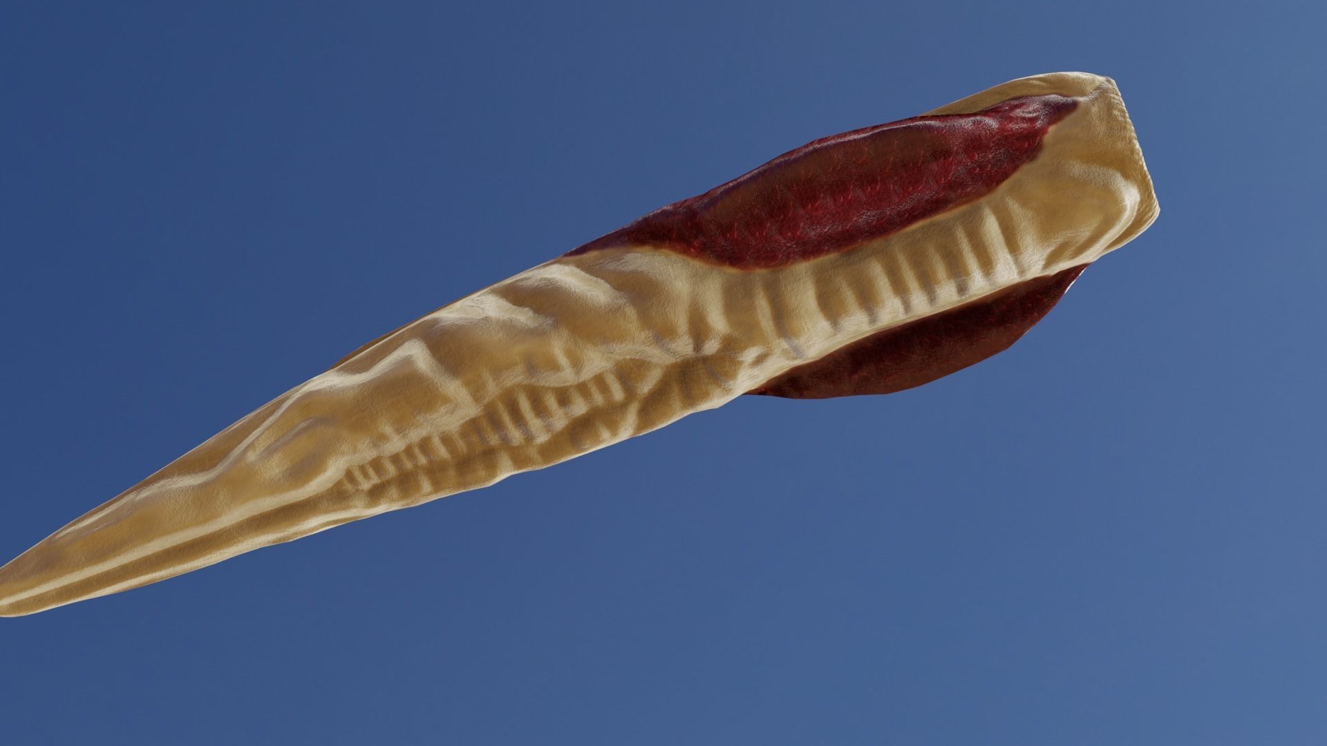 Worm Monster  Low-poly 3D model_18