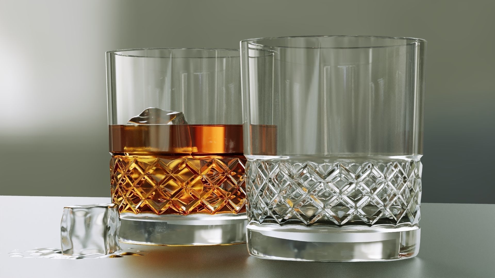 Whisky Glass 3D model_7