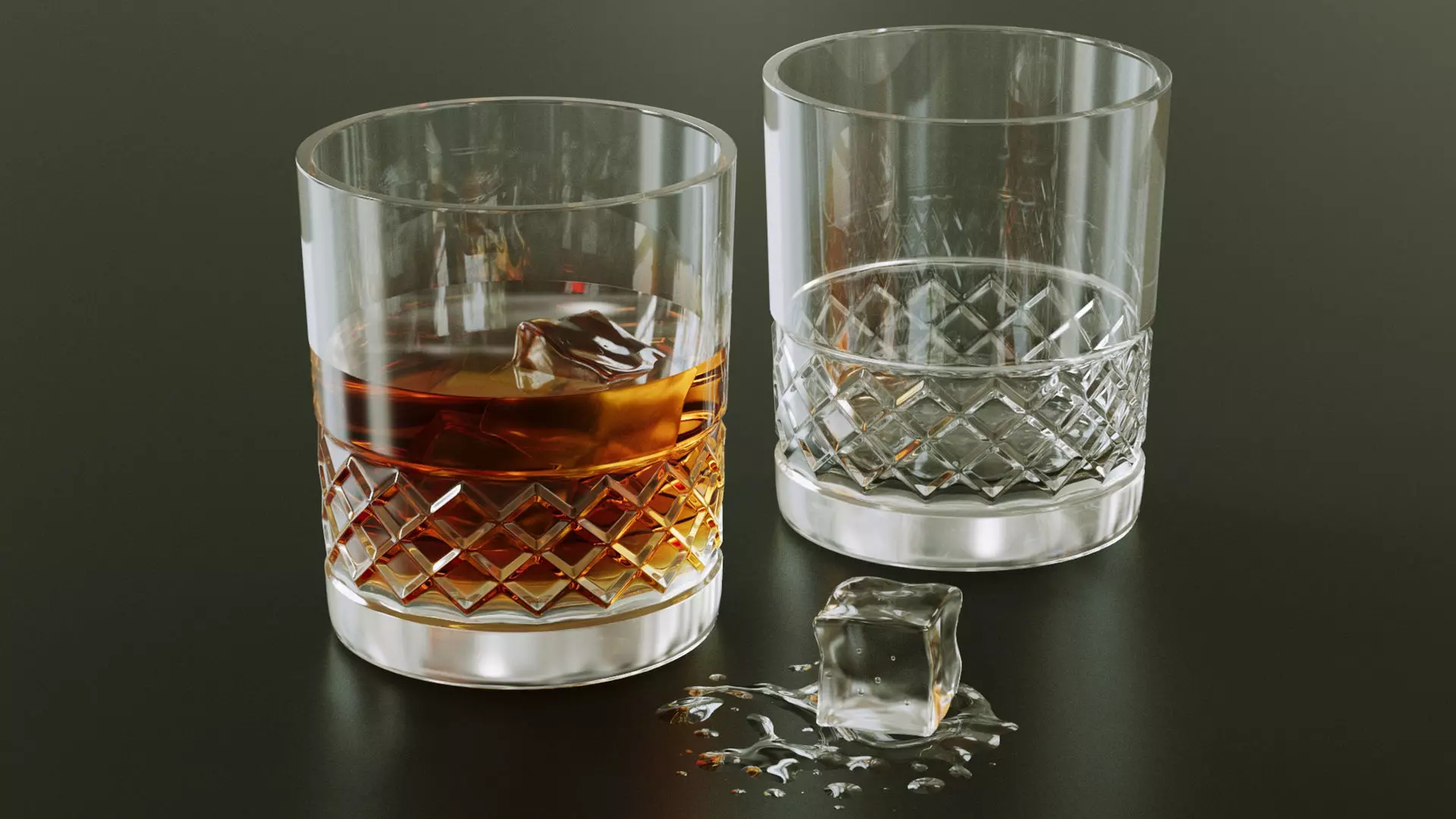Whisky Glass 3D model_0