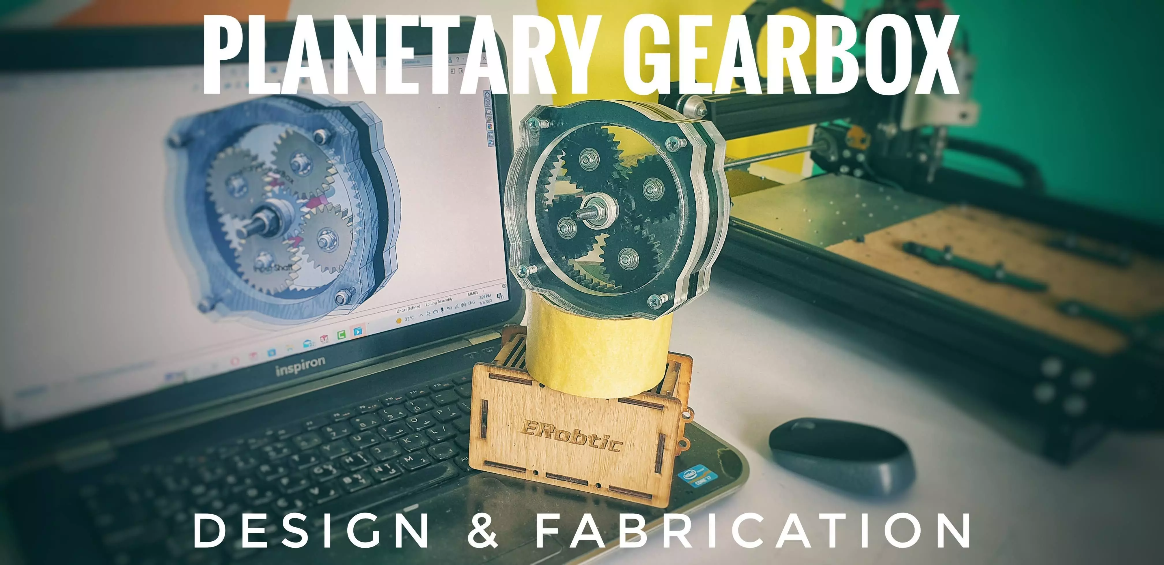 Planetary Gearbox  3D print model_0