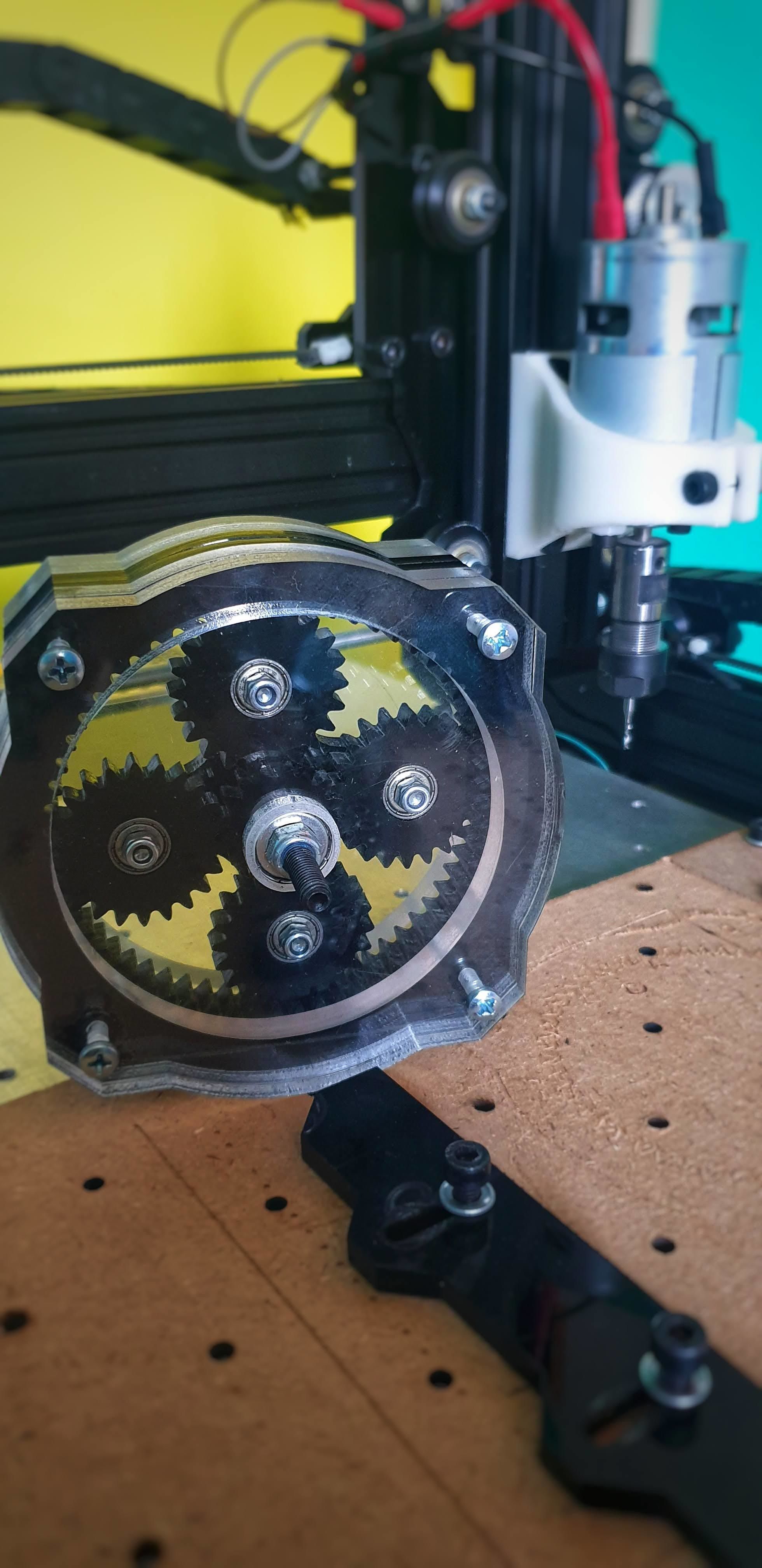 Planetary Gearbox  3D print model_9