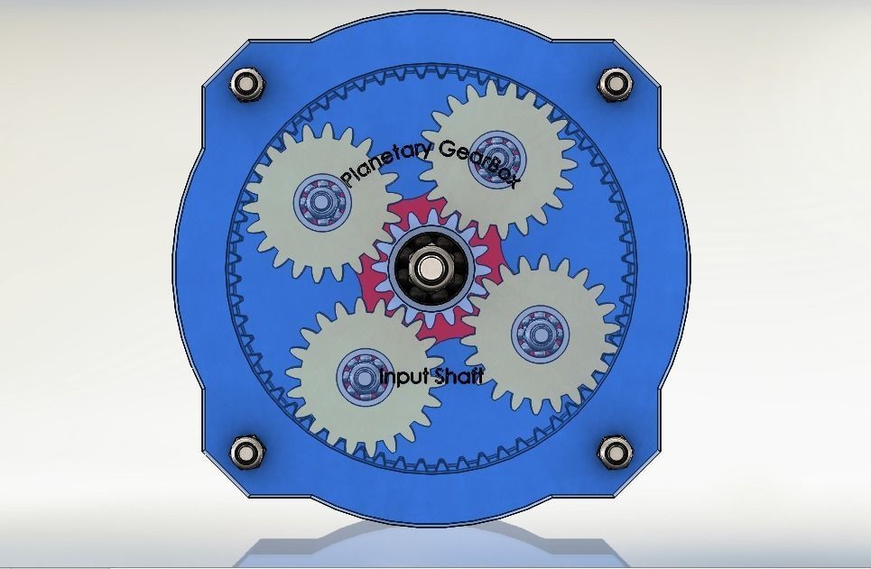 Planetary Gearbox  3D print model_8