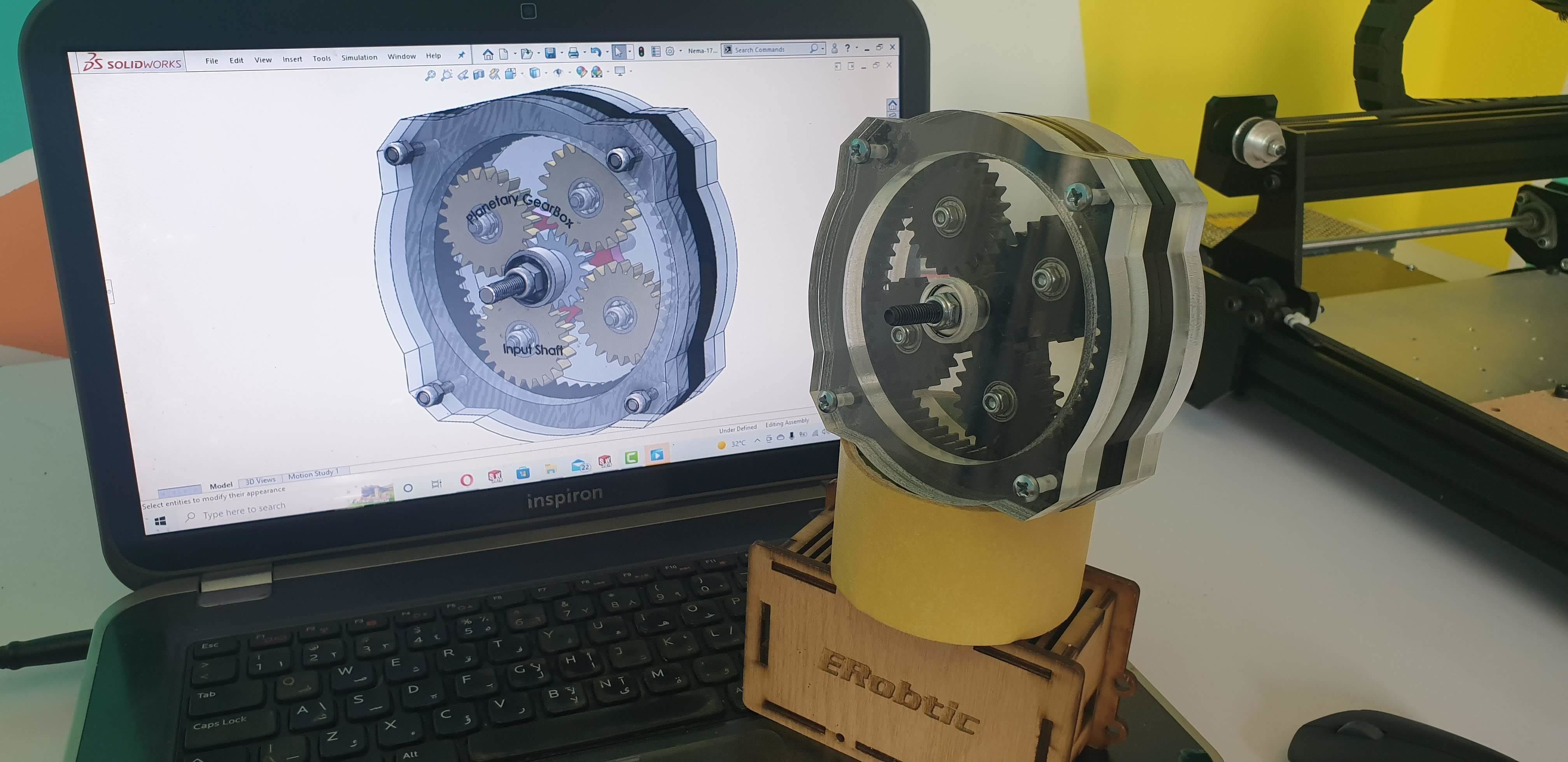 Planetary Gearbox  3D print model_6