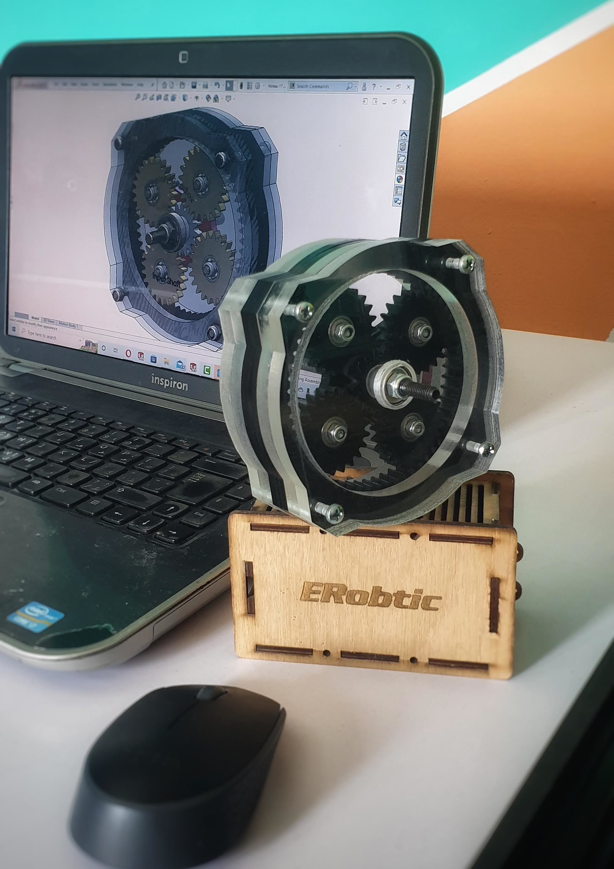 Planetary Gearbox  3D print model_3