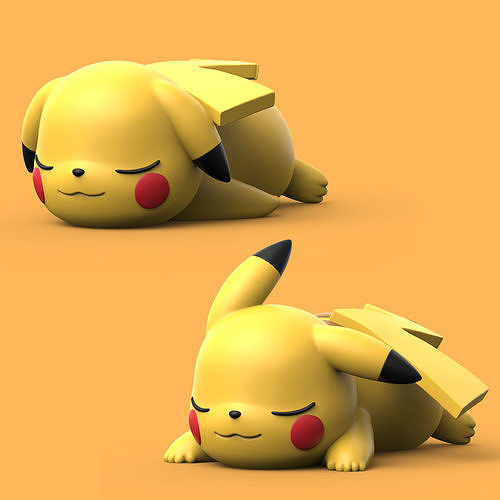 POKEMON - PIKACHU 3D print model