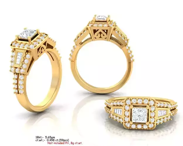 H stern luxury diamond ring