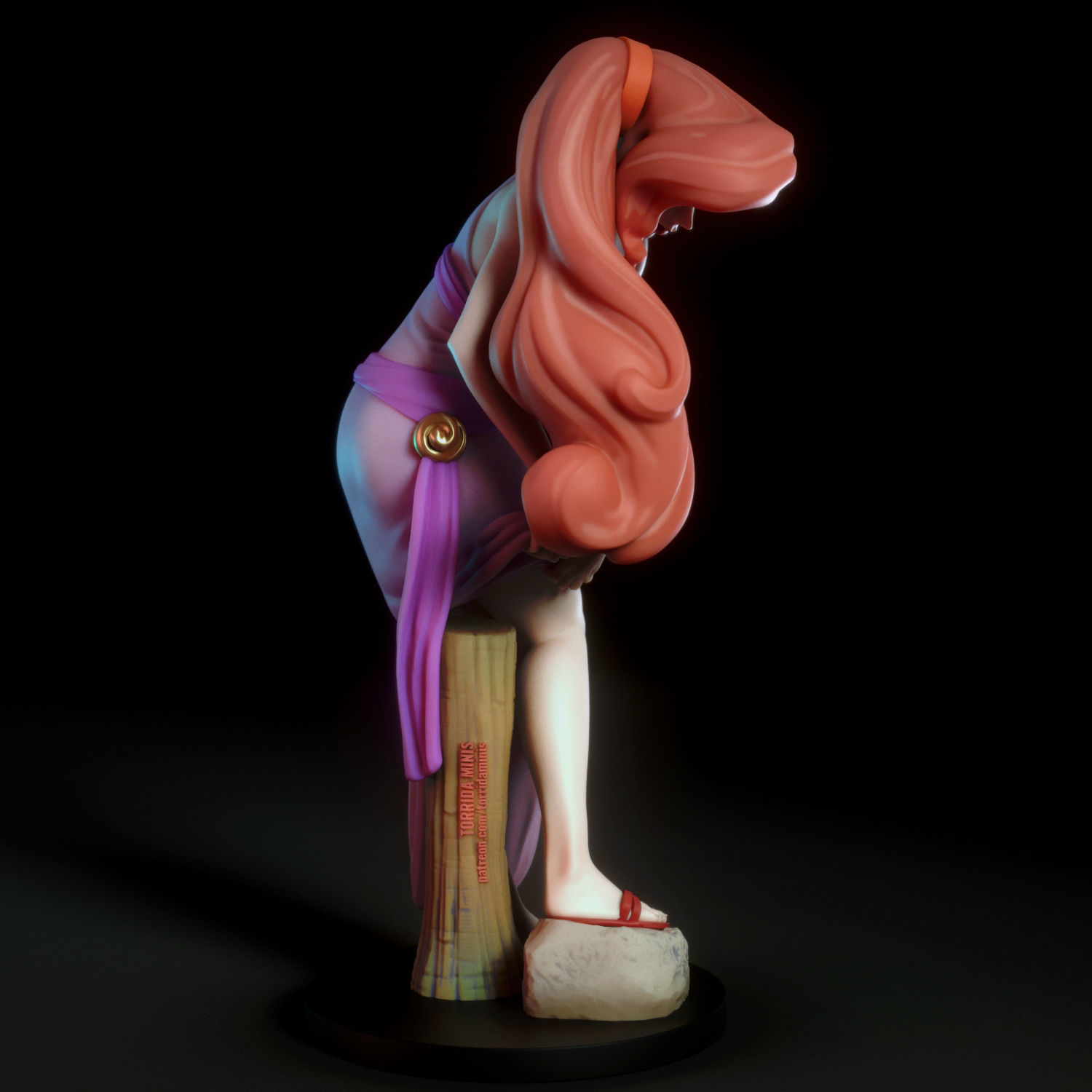 Megara greek statue 3D print model_2