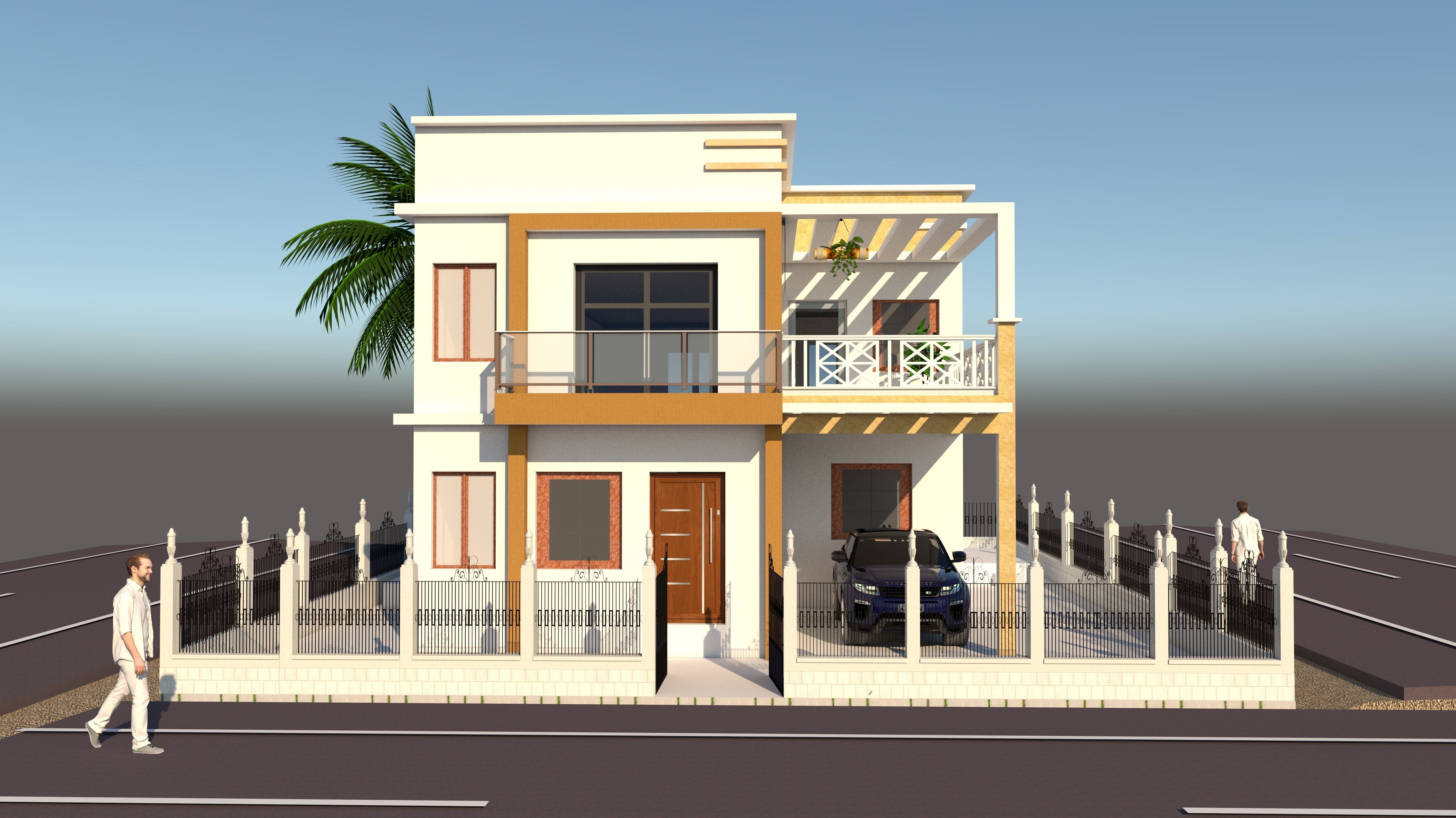 REVIT HOUSE DESIGN 3D model_1