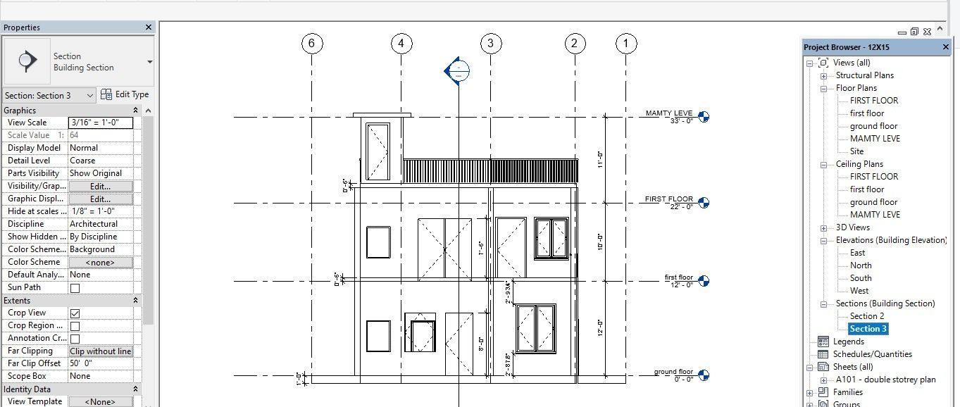 REVIT HOUSE DESIGN 3D model_8