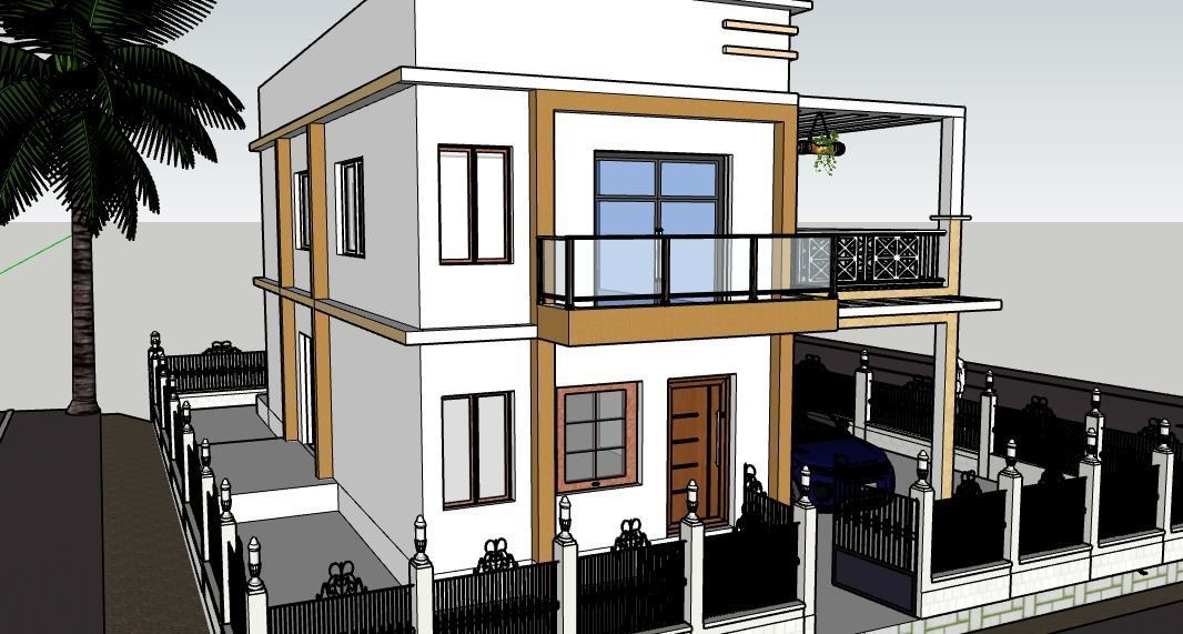 REVIT HOUSE DESIGN 3D model_14