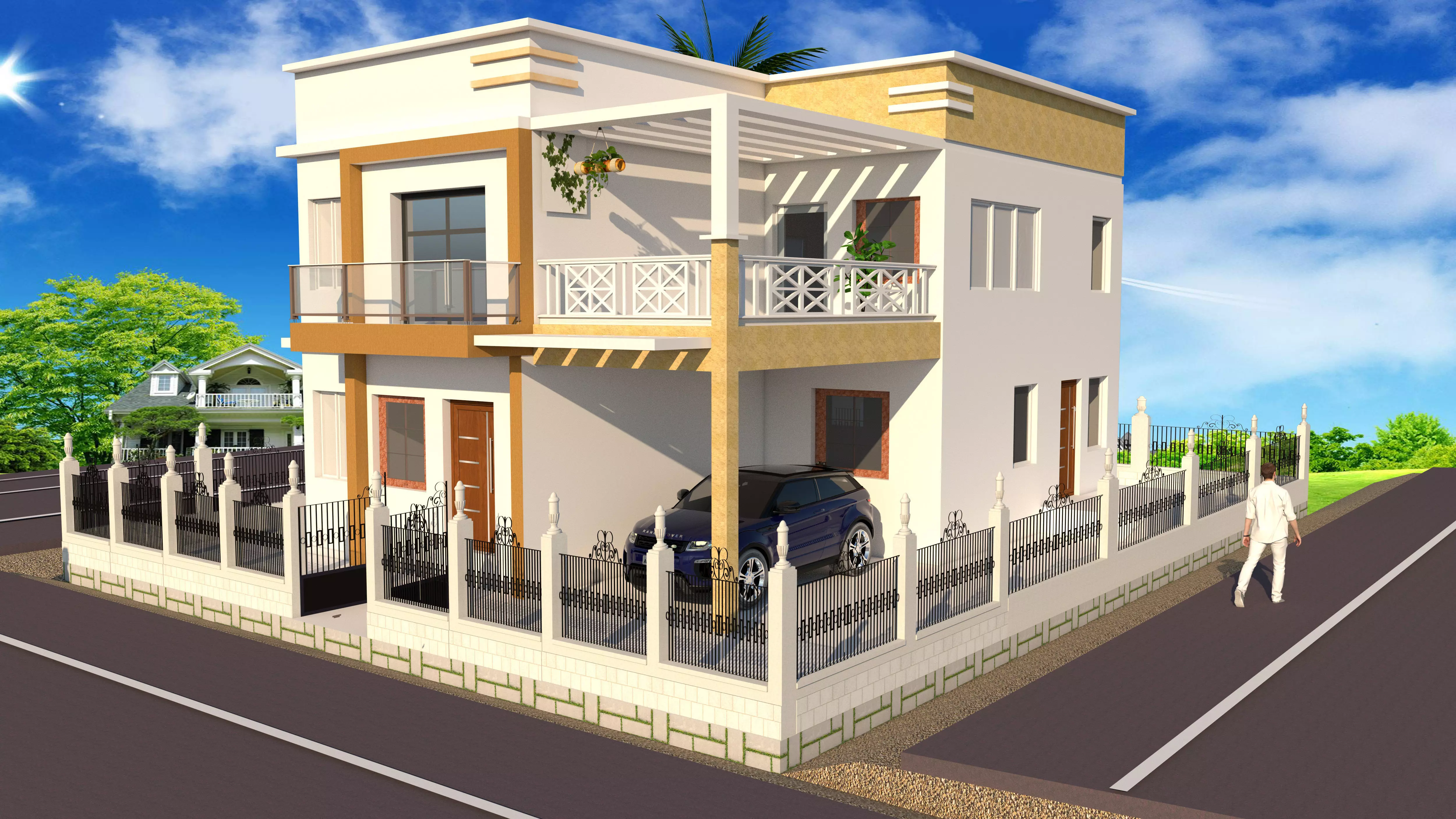 REVIT HOUSE DESIGN 3D model_0